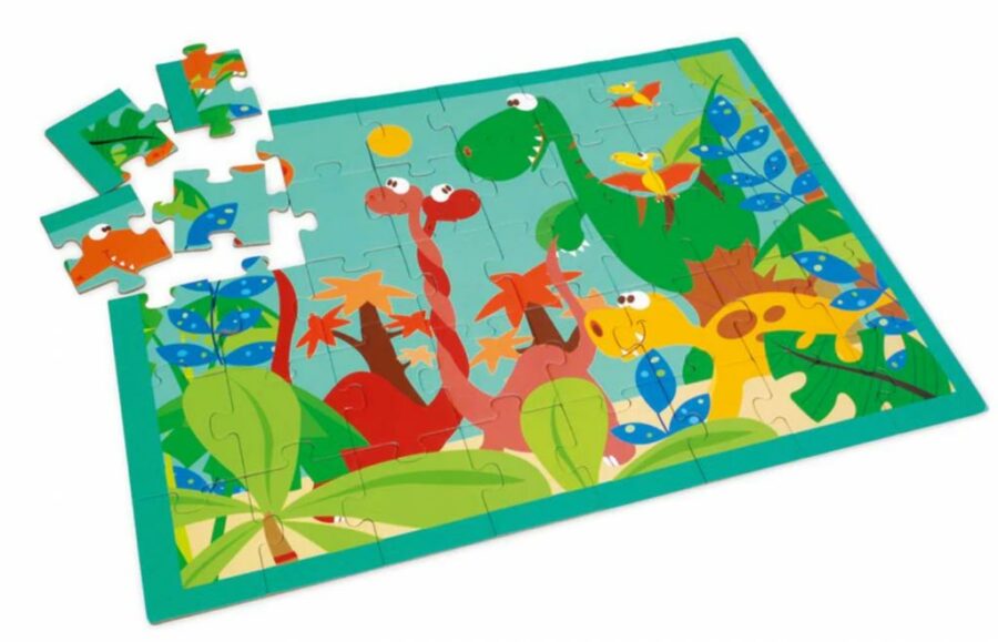 Puzzle Dino 40 pièces de la marque Scratch