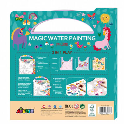 Coloriage magique à l'eau - licorne