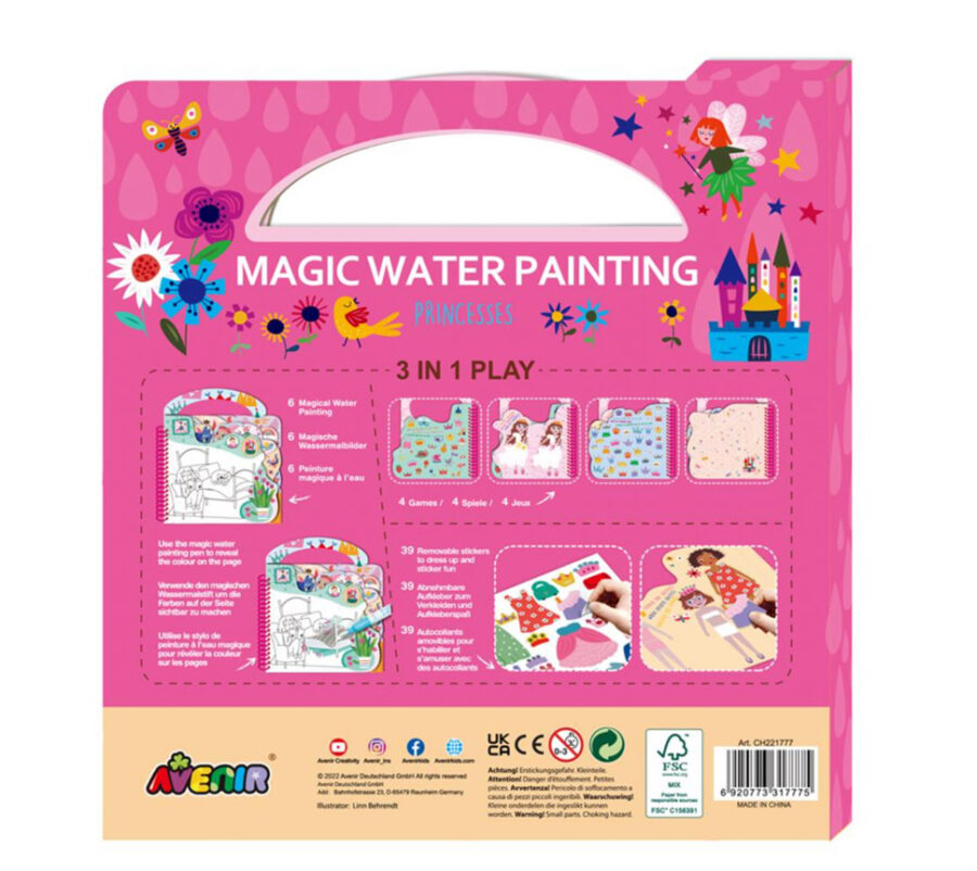 Coloriage magique à l'eau - princesse 2