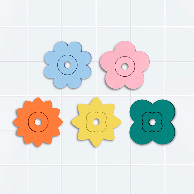 Puzzle de bain | fleur - Quut 8